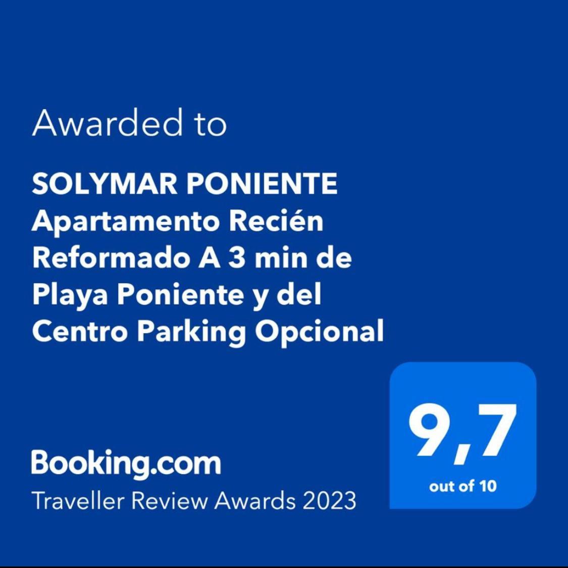 Solymar Poniente Apartamento Recien Reformado A 3 Min De Playa Poniente Y Del Centro Parking Opcional Διαμέρισμα Μπένιντορμ Εξωτερικό φωτογραφία
